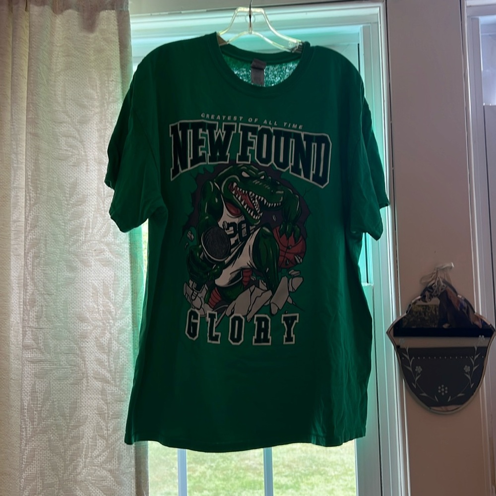 New Found Glory concert t-shirt green size xl
